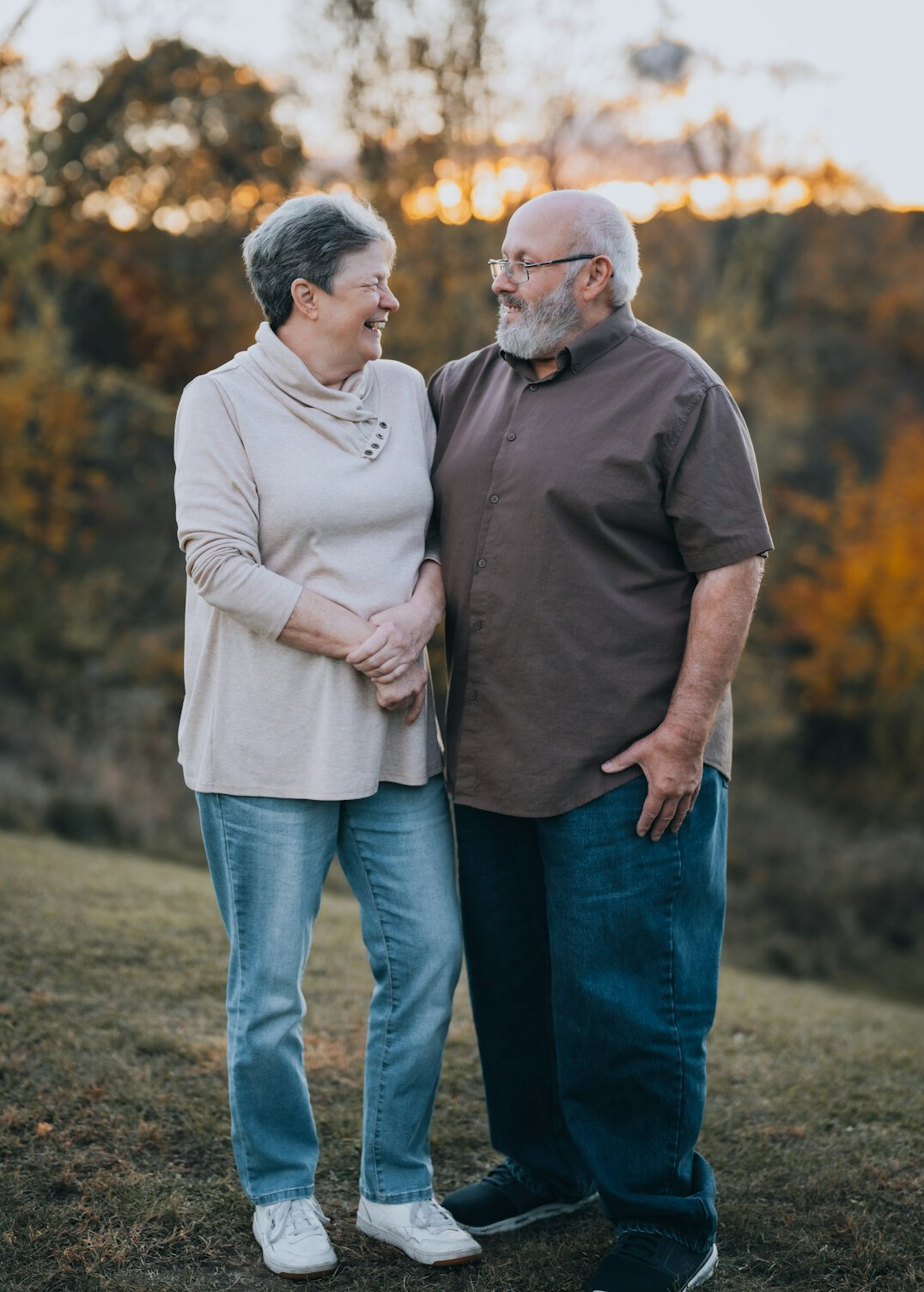 happy senior couple